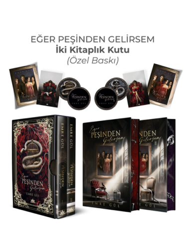 Eğer Peşinden Gelirsem Serisi – İki Kitaplık Kutu Yan Boyamalı